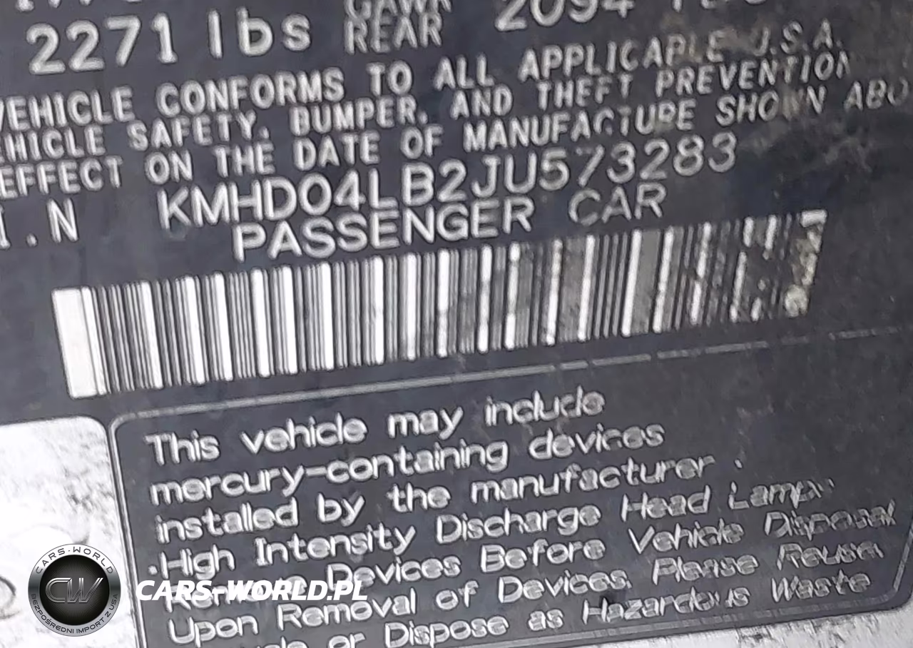 2018 Hyundai Elantra Sport VIN:KMHD04LB2JU573283 - 9
