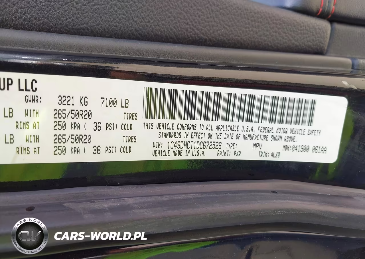2013 Dodge Durango R-T VIN:1C4SDHCT1DC672526 - 9