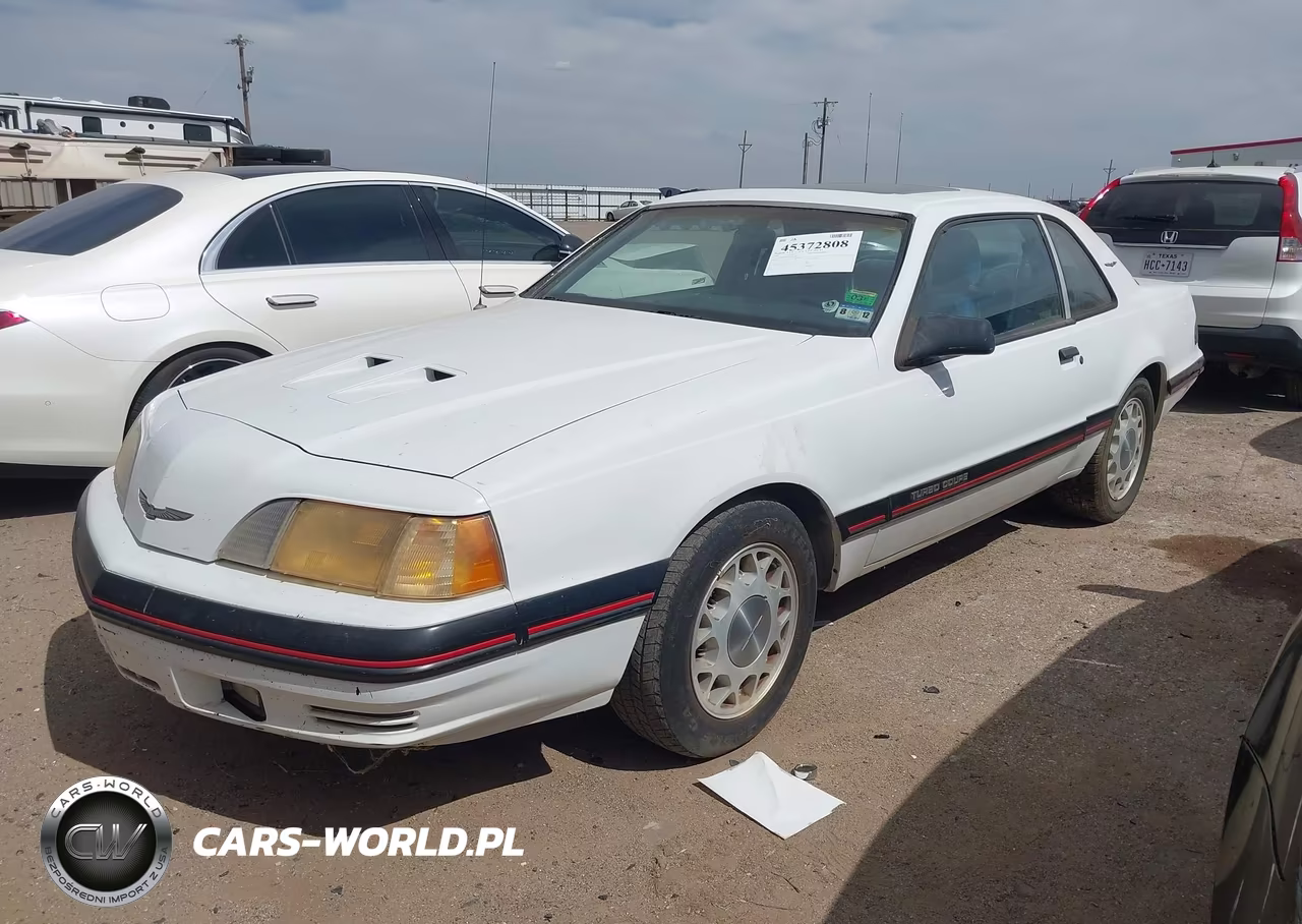 1987 Ford Thunderbird VIN:1FABP64W4HH195948 - 2