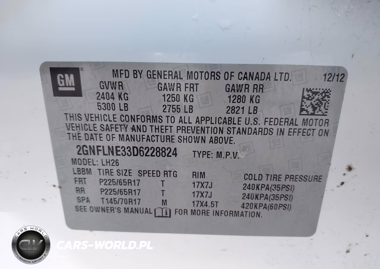 2013 Chevrolet Equinox 2Lt VIN:2GNFLNE33D6228824 - 9