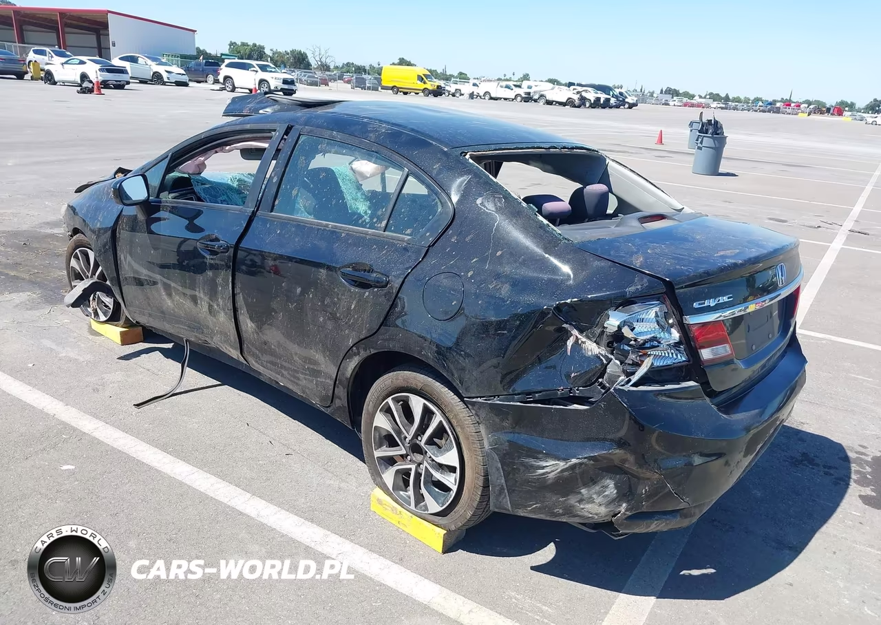 2014 Honda Civic Ex VIN:19XFB2F89EE244239 - 3