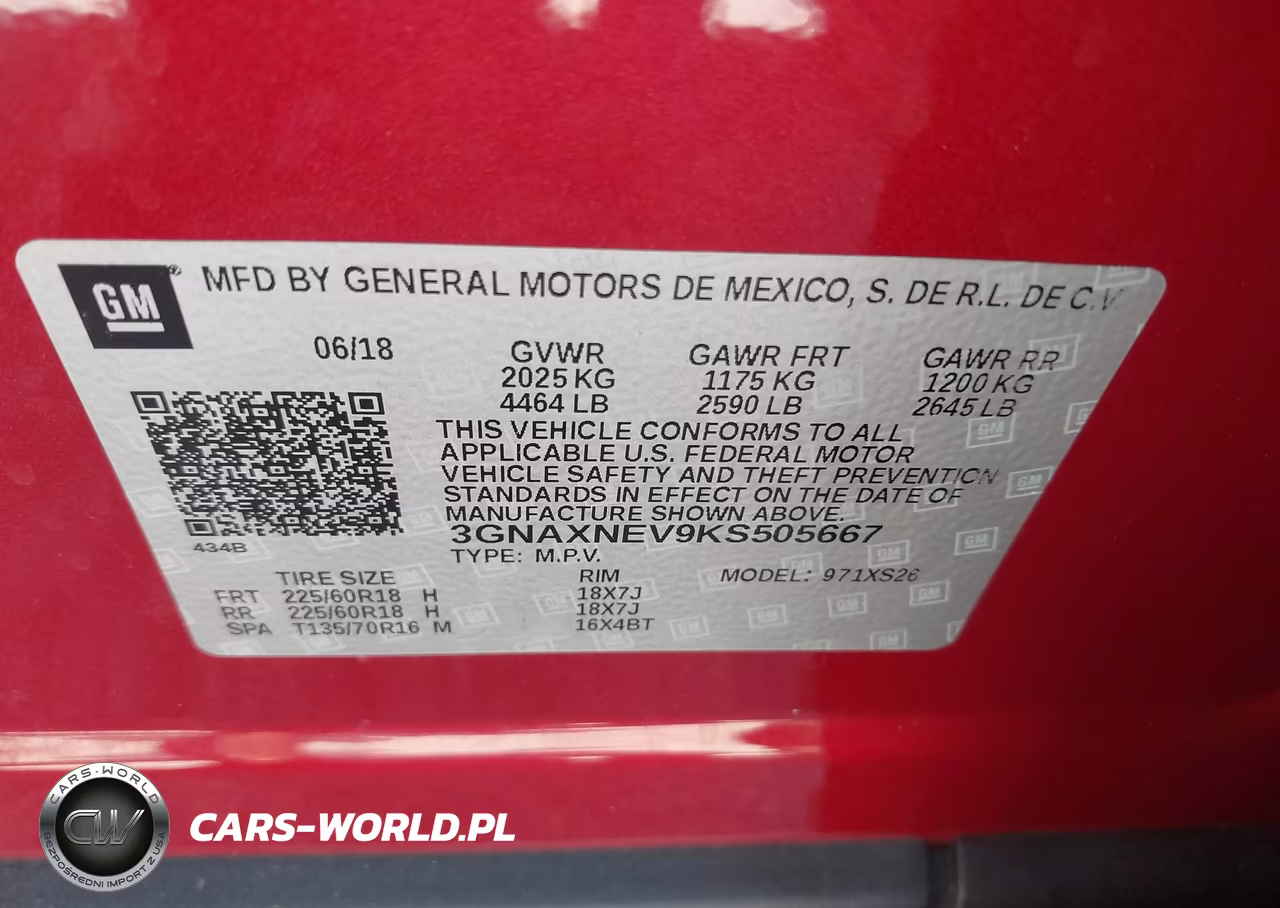 2019 Chevrolet Equinox Premier VIN:3GNAXNEV9KS505667 - 9