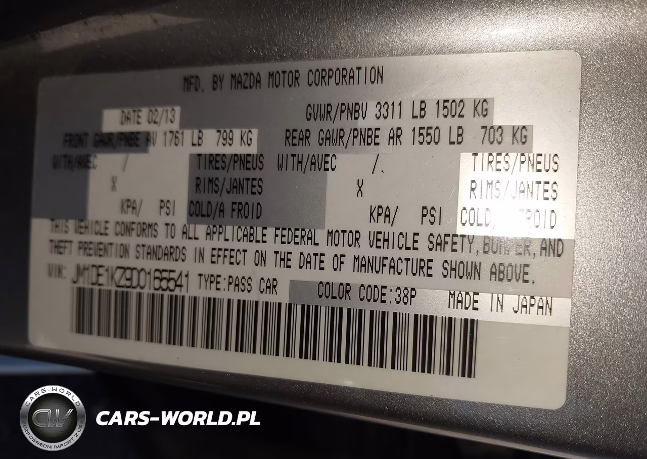 2013 Mazda Mazda2 Sport VIN:JM1DE1KZ9D0165541 - 9