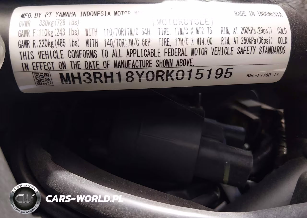 2024 Yamaha Yzfr3 A VIN:MH3RH18Y0RK015195 - 10