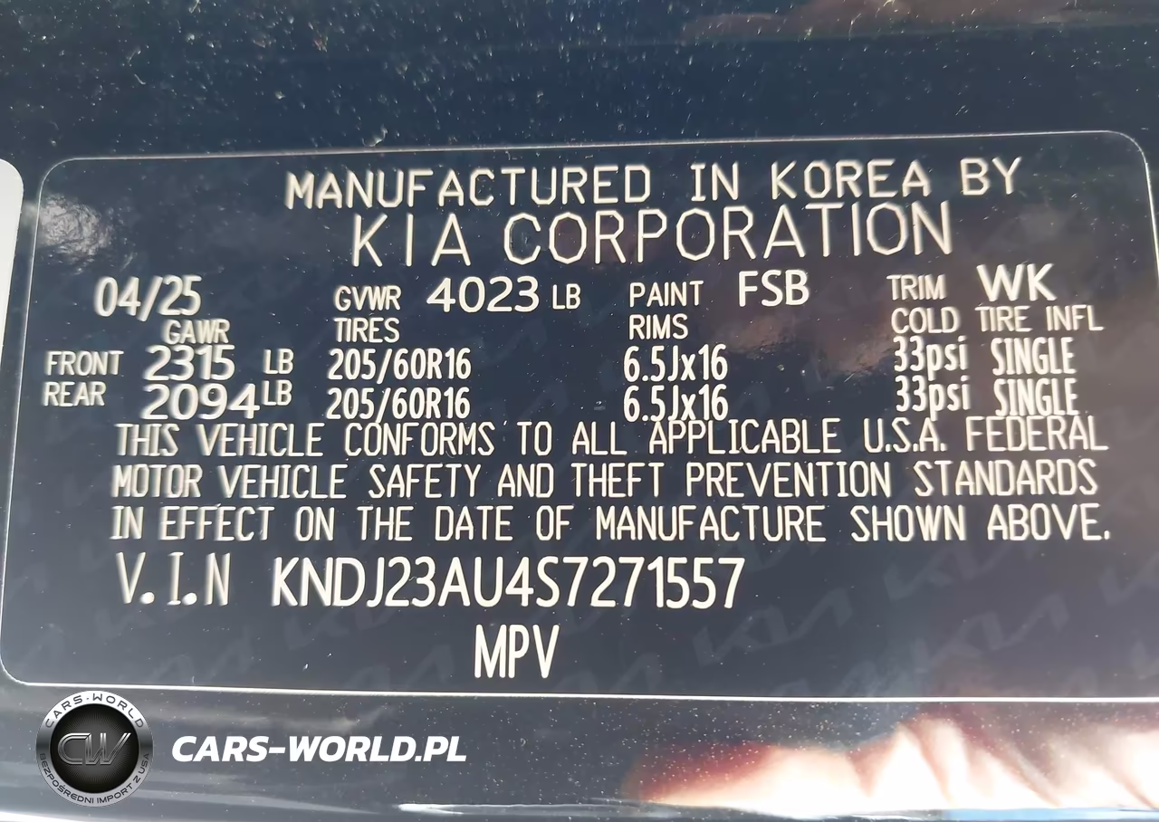 2025 Kia Soul Lx VIN:KNDJ23AU4S7271557 - 9