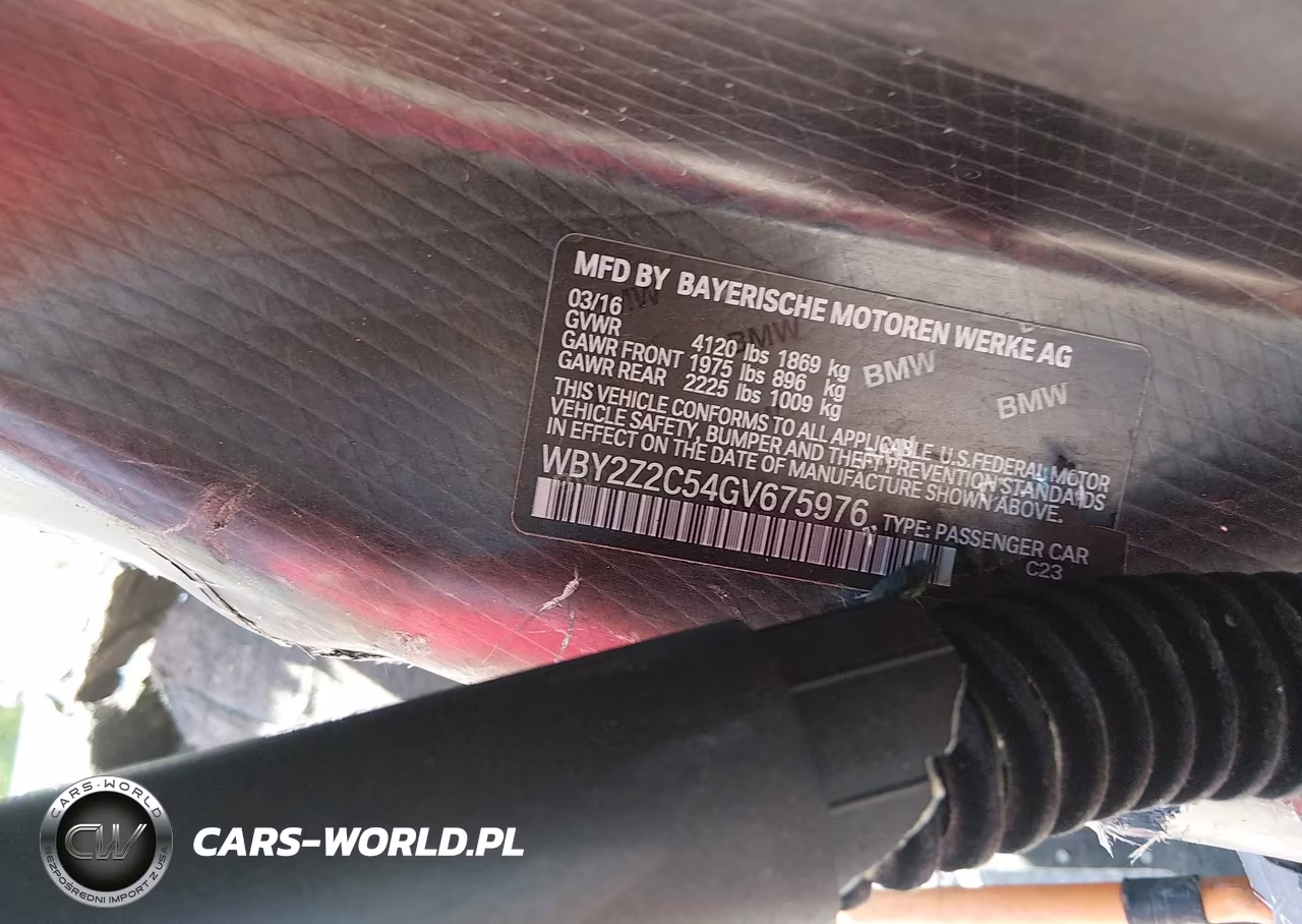 2016 BMW I8 VIN:WBY2Z2C54GV675976 - 9