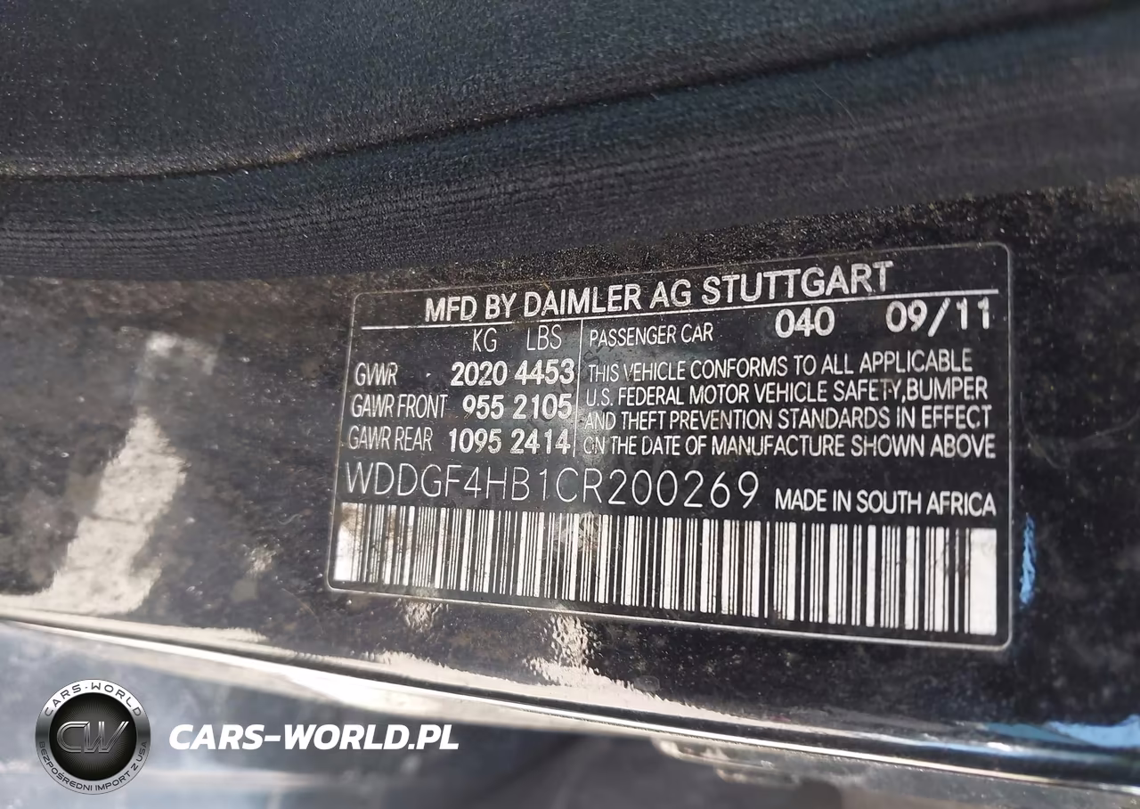 2012 Mercedes-Benz C 250 Sport VIN:WDDGF4HB1CR200269 - 9