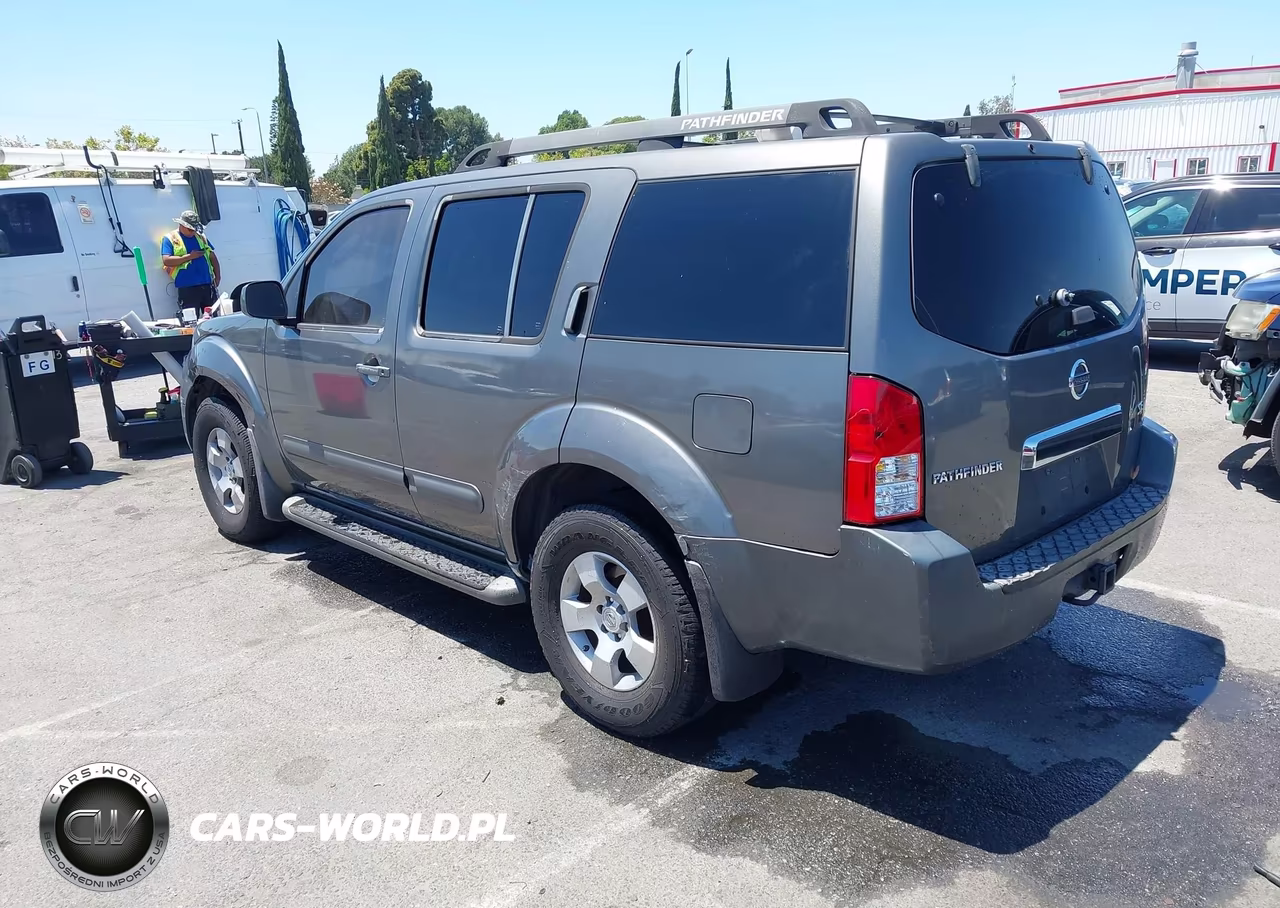 2007 Nissan Pathfinder Se VIN:5N1AR18U17C638625 - 3