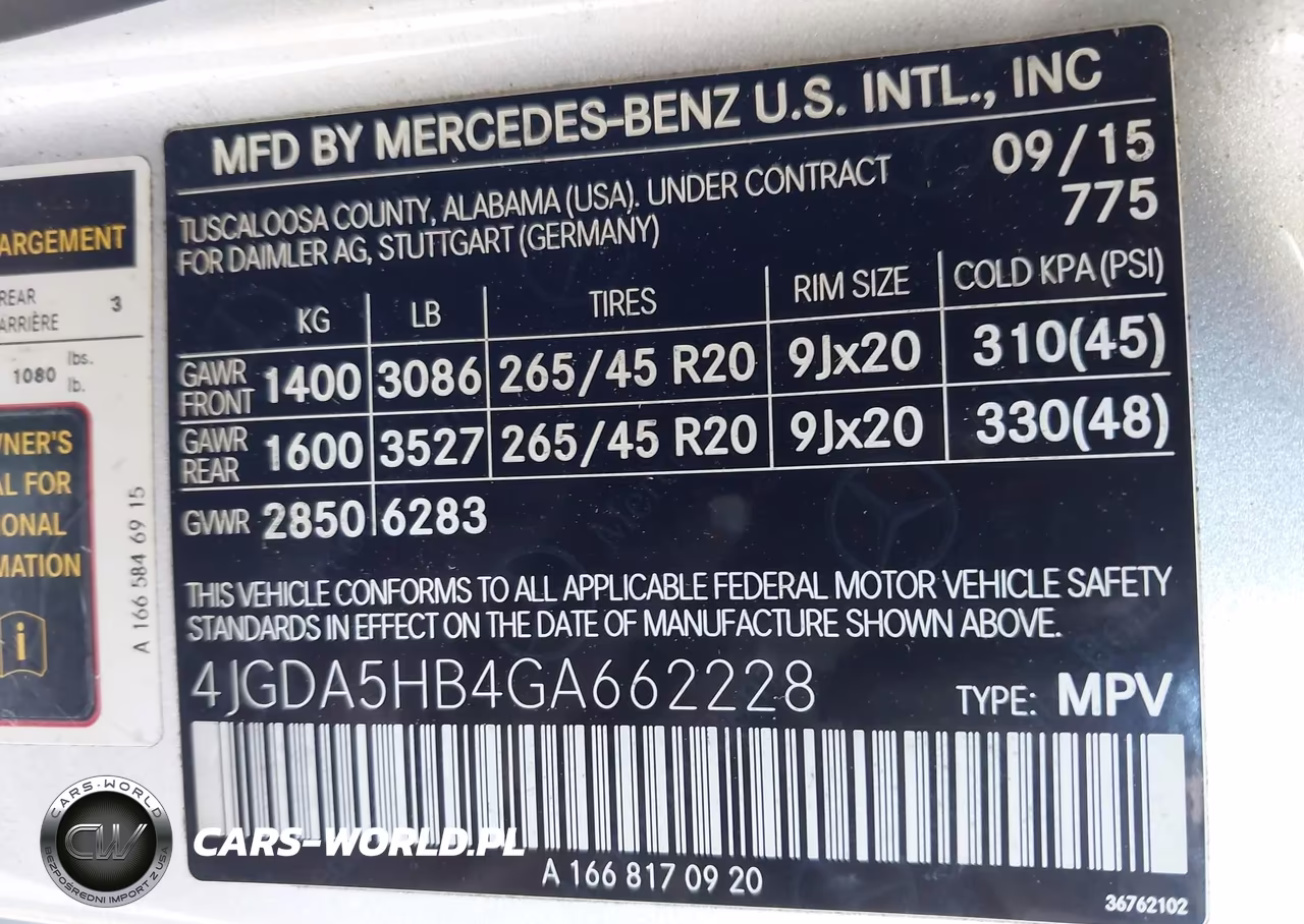 2016 Mercedes-Benz Gle 350 4Matic VIN:4JGDA5HB4GA662228 - 9
