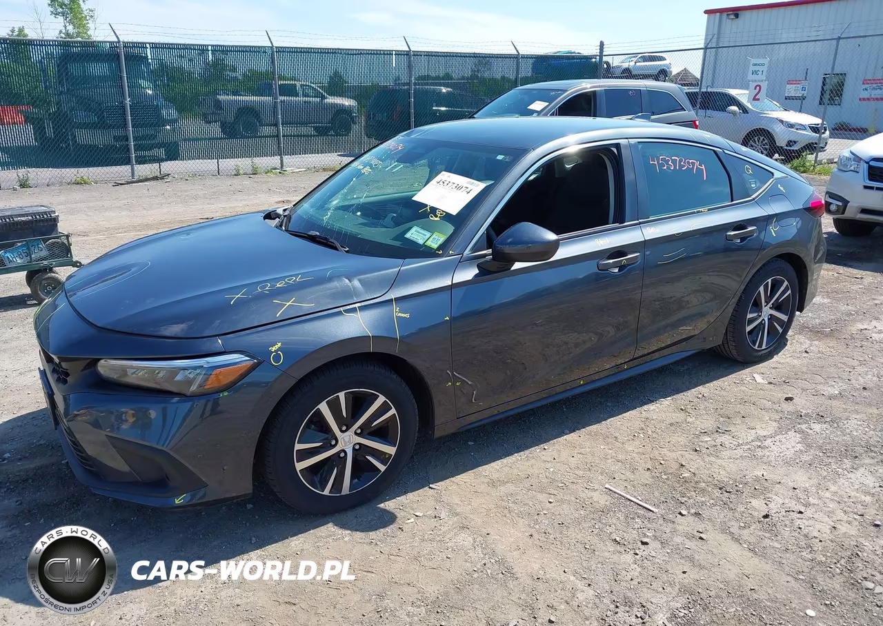 2022 Honda Civic Lx VIN:19XFL2H52NE013263 - 2