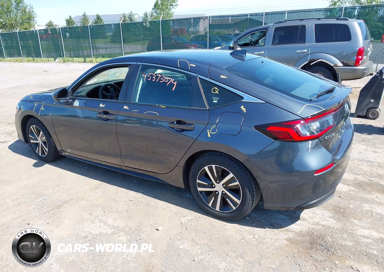 2022 Honda Civic Lx VIN:19XFL2H52NE013263 - 3