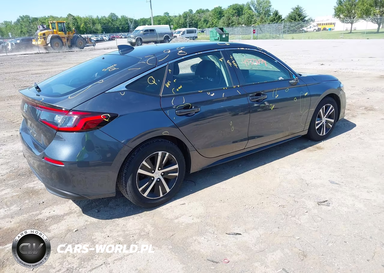 2022 Honda Civic Lx VIN:19XFL2H52NE013263 - 4