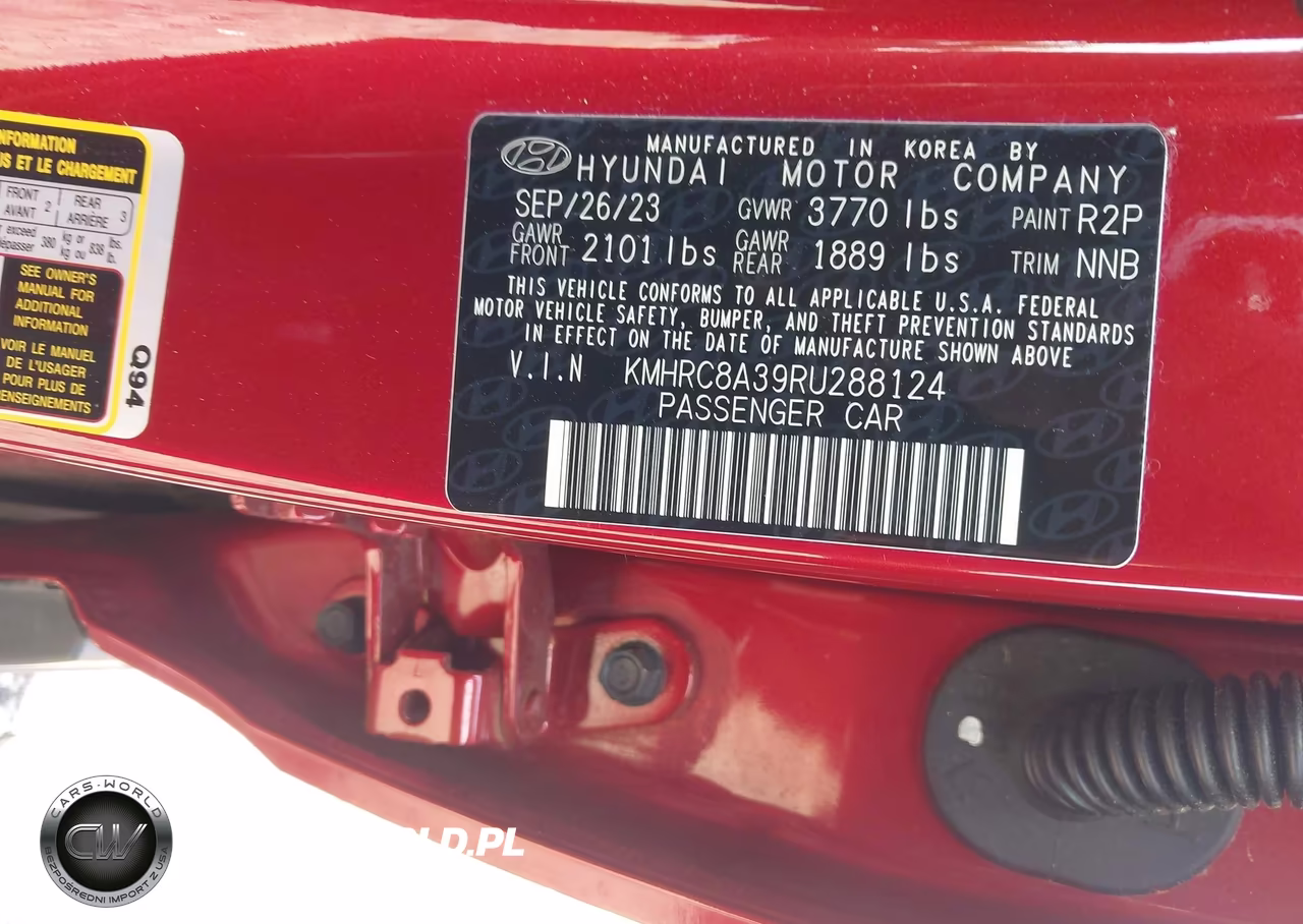 2024 Hyundai Venue Limited VIN:KMHRC8A39RU288124 - 9