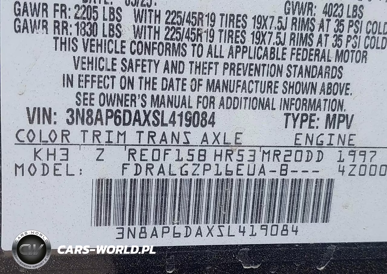2025 Nissan Kicks Sr Fwd VIN:3N8AP6DAXSL419084 - 9