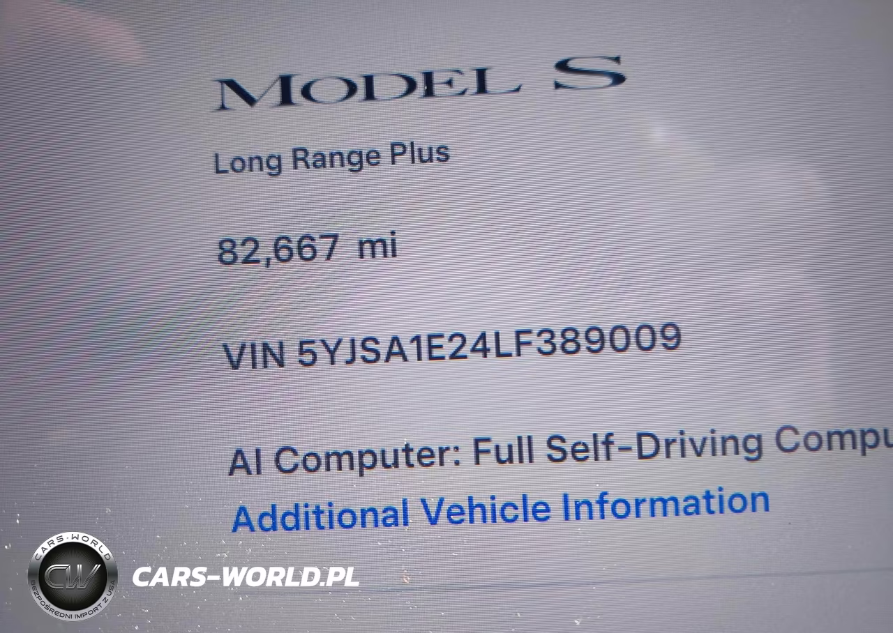 2020 Tesla Model S Long Range Dual Motor All-Wheel Drive-Long Range Plus Dual Motor All-Wheel Drive VIN:5YJSA1E24LF389009 - 15