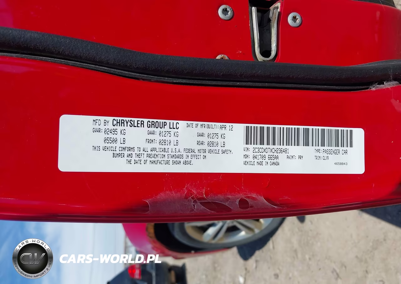 2012 Dodge Charger R-T VIN:2C3CDXDTXCH236481 - 9