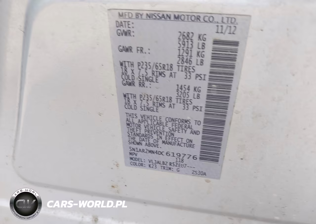 2013 Nissan Pathfinder S VIN:5N1AR2MN4DC619776 - 9