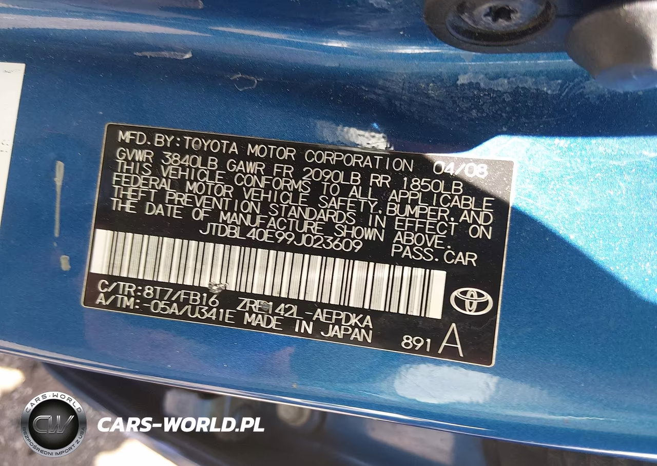 2009 Toyota Corolla Le VIN:JTDBL40E99J023609 - 9