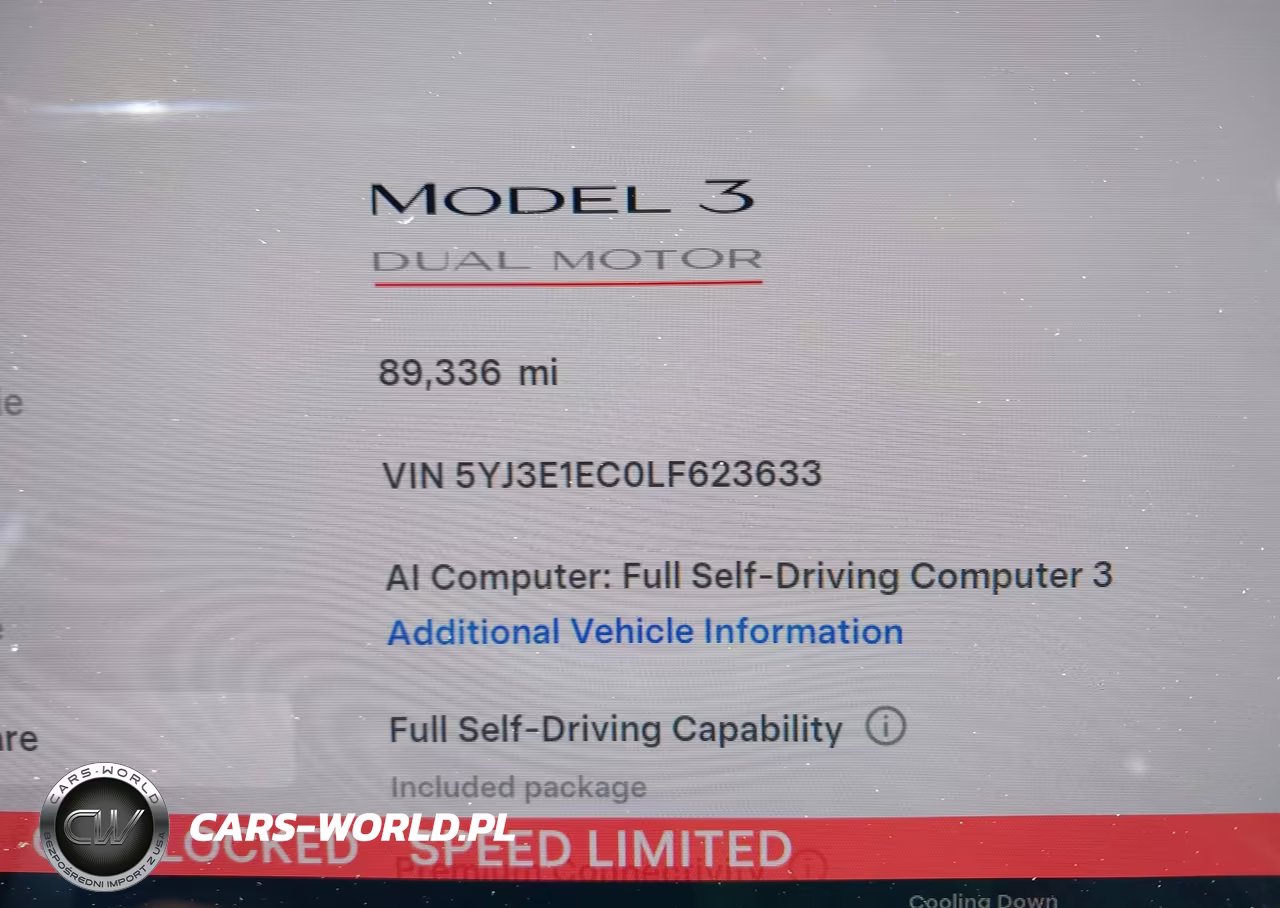 2020 Tesla Model 3 Performance Dual Motor All-Wheel Drive VIN:5YJ3E1EC0LF623633 - 16