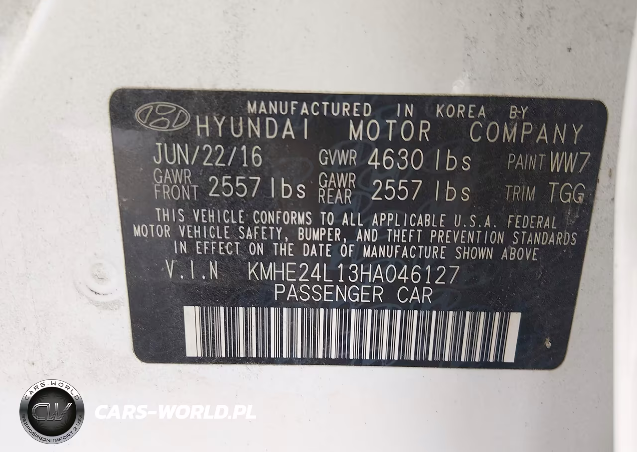 2017 Hyundai Sonata Hybrid Se VIN:KMHE24L13HA046127 - 9