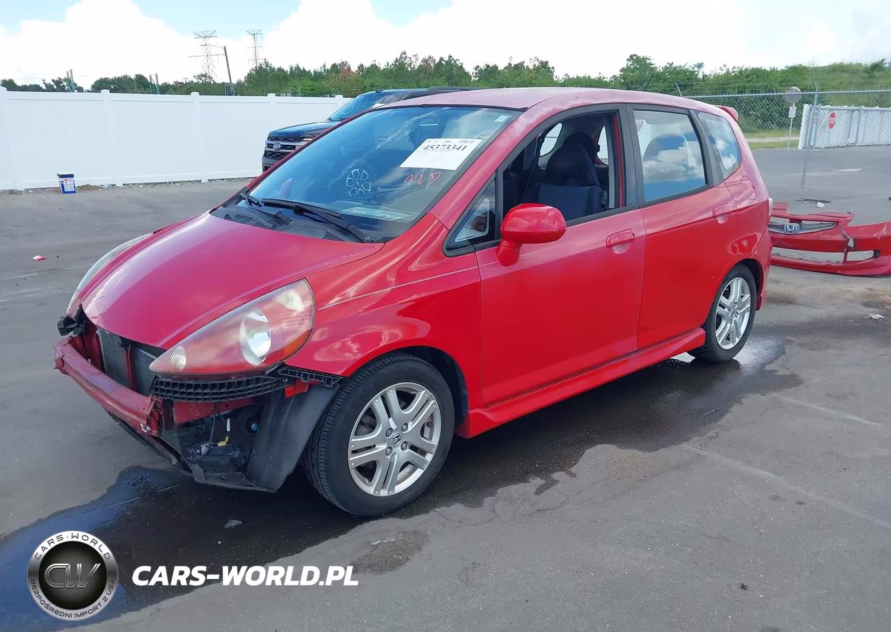 2008 Honda Fit Sport VIN:JHMGD37698S020552 - 2