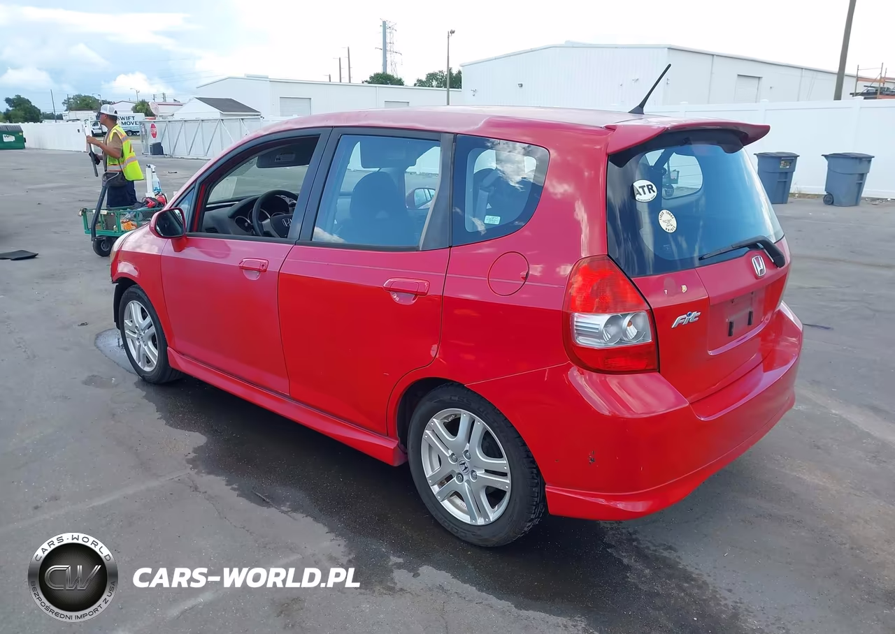 2008 Honda Fit Sport VIN:JHMGD37698S020552 - 3