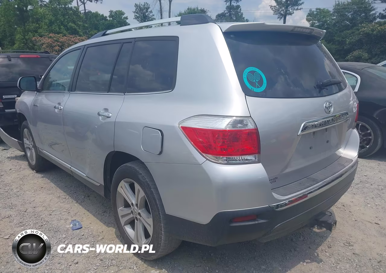 2013 Toyota Highlander Limited V6 VIN:5TDYK3EH2DS139465 - 3