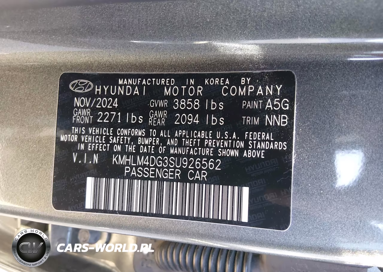 2025 Hyundai Elantra Sel Sport VIN:KMHLM4DG3SU926562 - 9