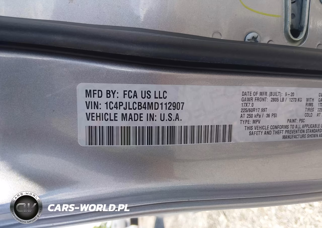 2021 Jeep Cherokee Latitude Fwd VIN:1C4PJLCB4MD112907 - 9