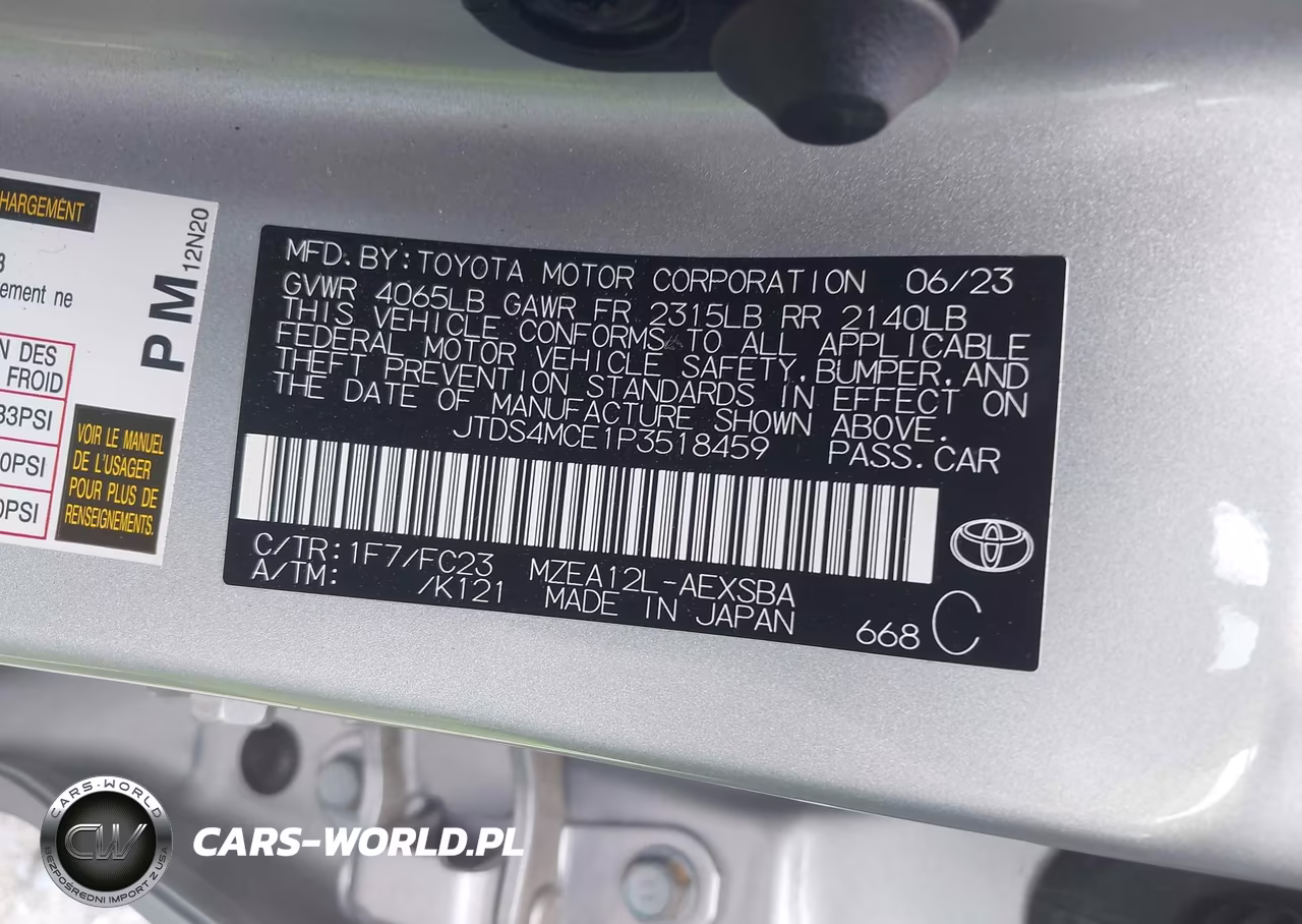 2023 Toyota Corolla Se VIN:JTDS4MCE1P3518459 - 9