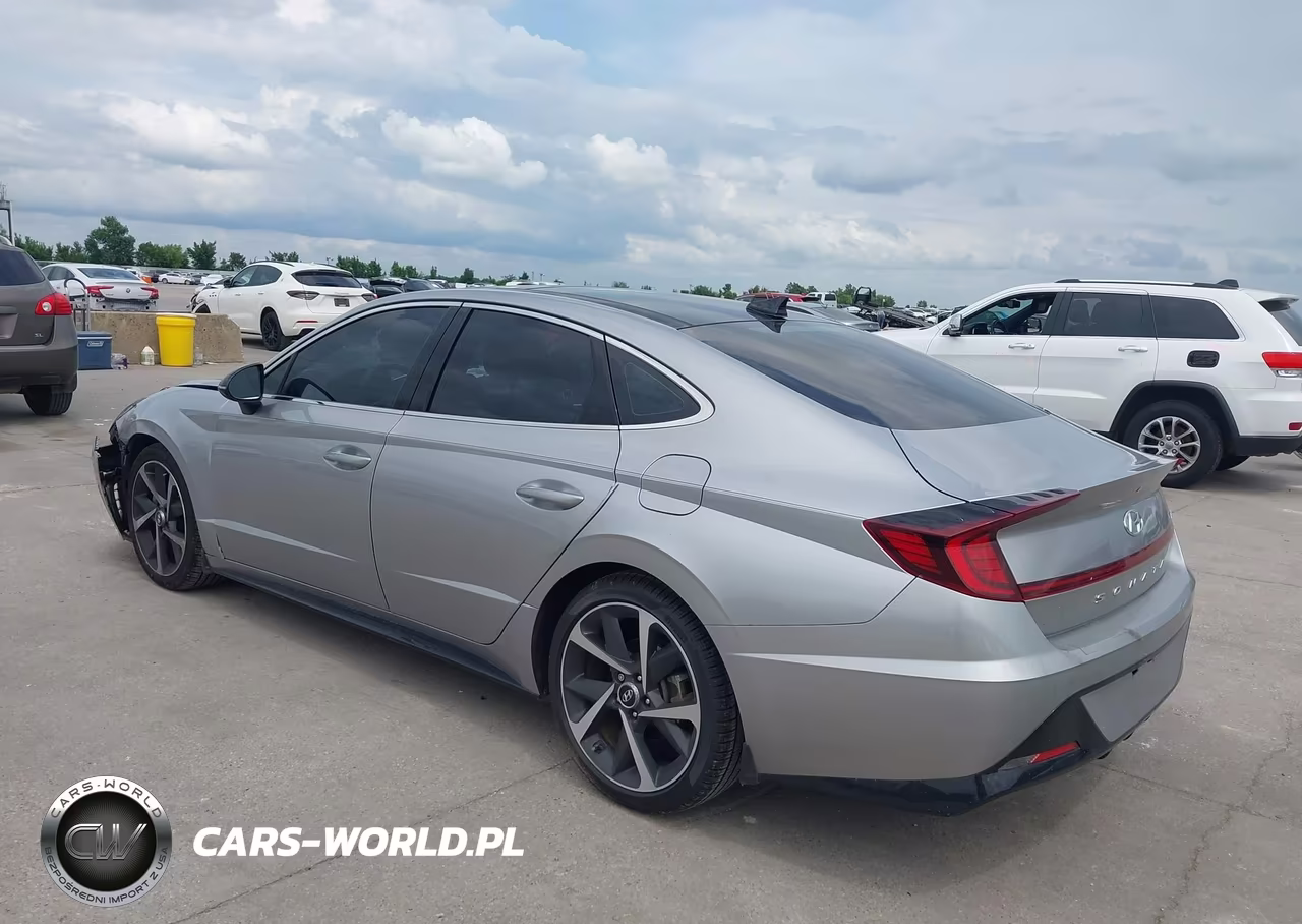 2021 Hyundai Sonata Sel Plus VIN:5NPEJ4J21MH084834 - 3