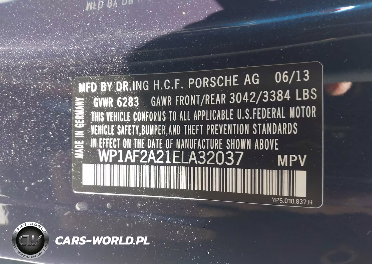 2014 Porsche Cayenne Diesel VIN:WP1AF2A21ELA32037 - 9