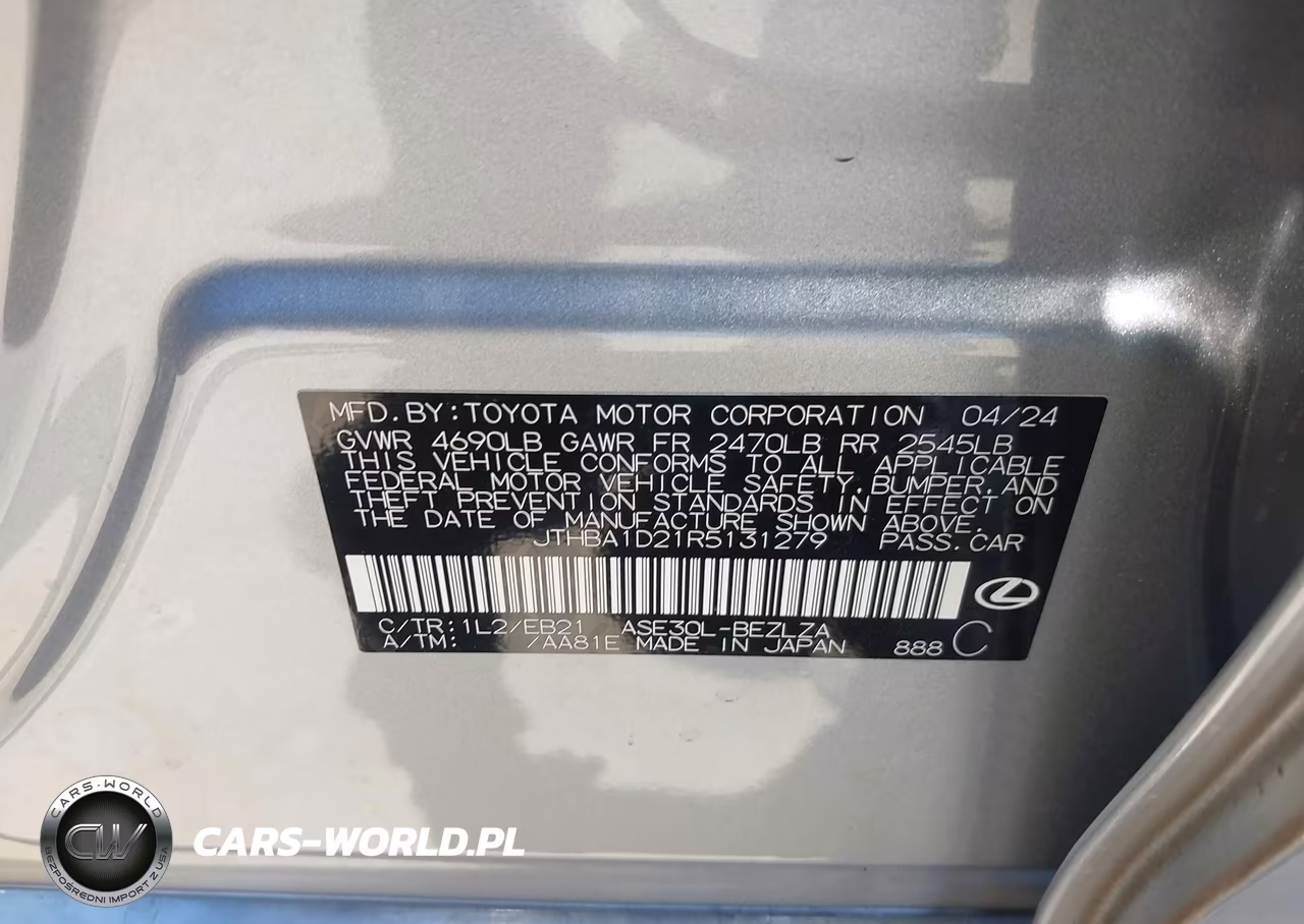 2024 Lexus Is 300 F Sport Design VIN:JTHBA1D21R5131279 - 9