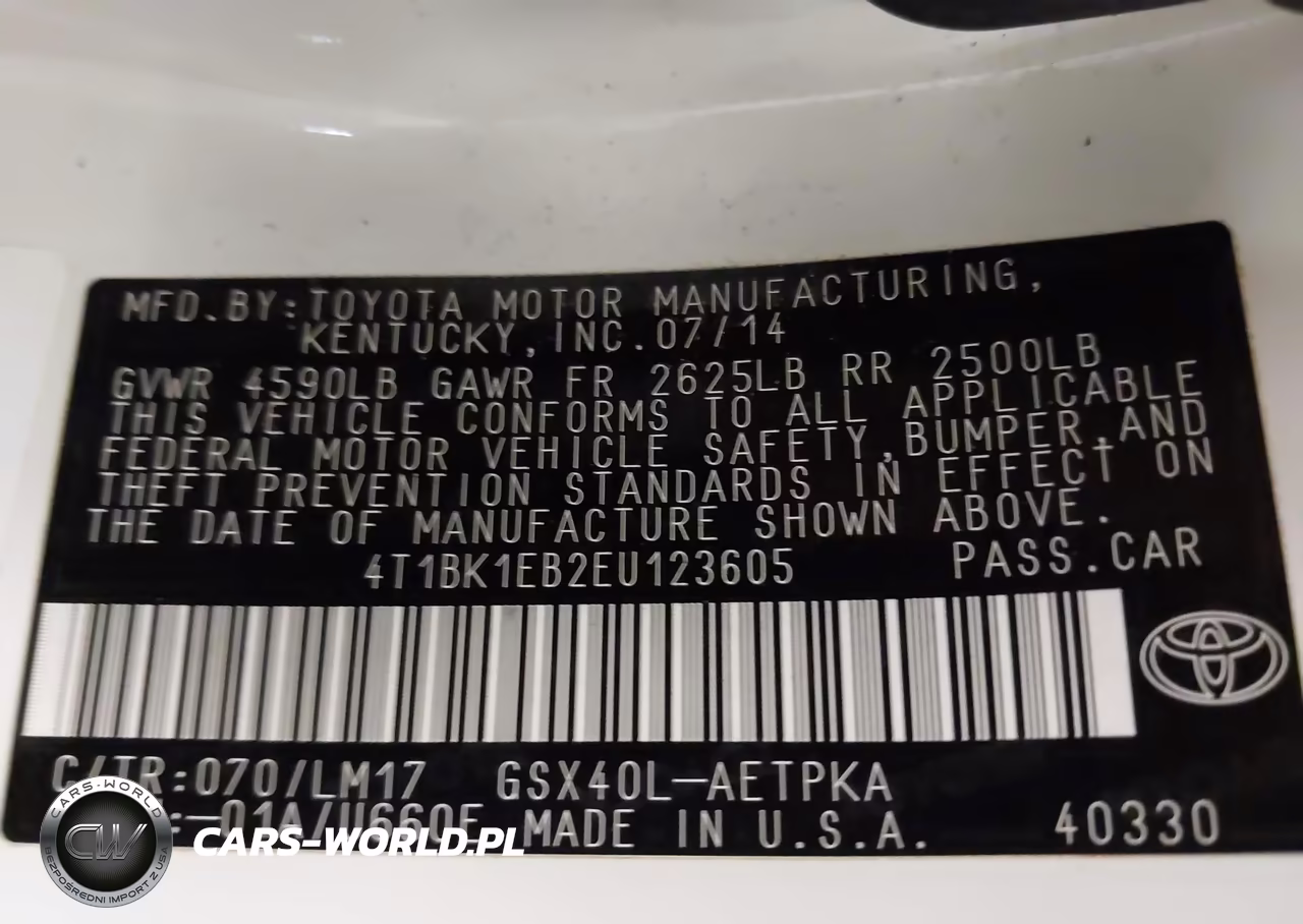 2014 Toyota Avalon Limited VIN:4T1BK1EB2EU123605 - 9