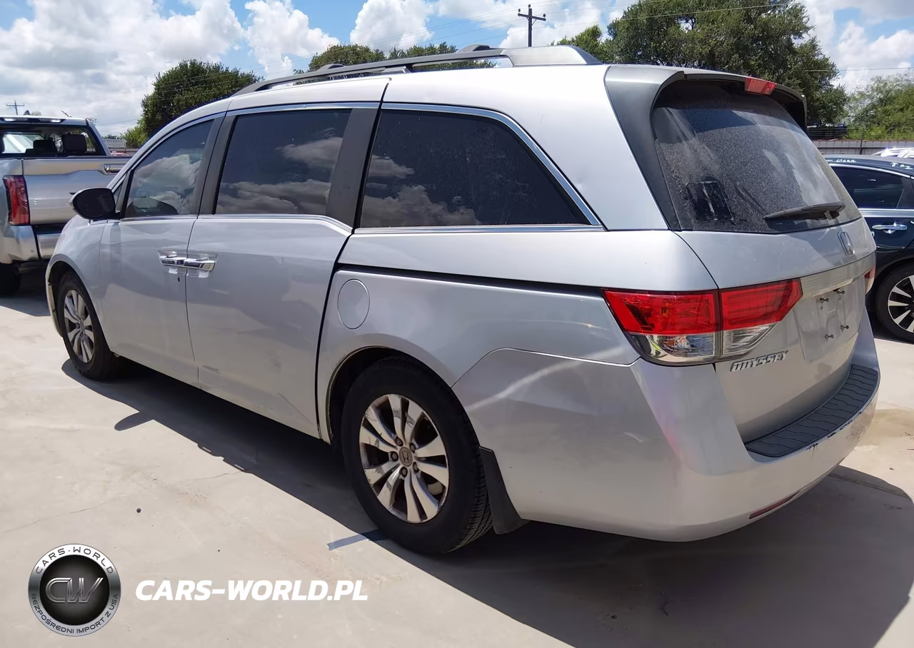 2014 Honda Odyssey Ex-L VIN:5FNRL5H66EB020668 - 3
