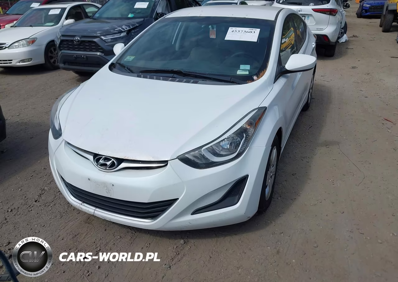 2016 Hyundai Elantra Se VIN:5NPDH4AE4GH765818 - 2