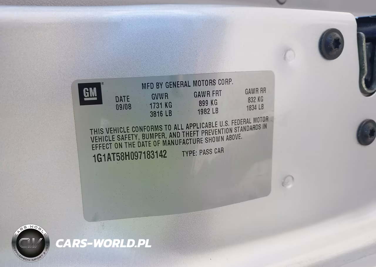 2009 Chevrolet Cobalt Lt VIN:1G1AT58H097183142 - 9