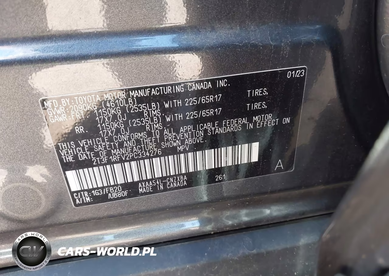 2023 Toyota Rav4 Le VIN:2T3F1RFV2PC334276 - 9