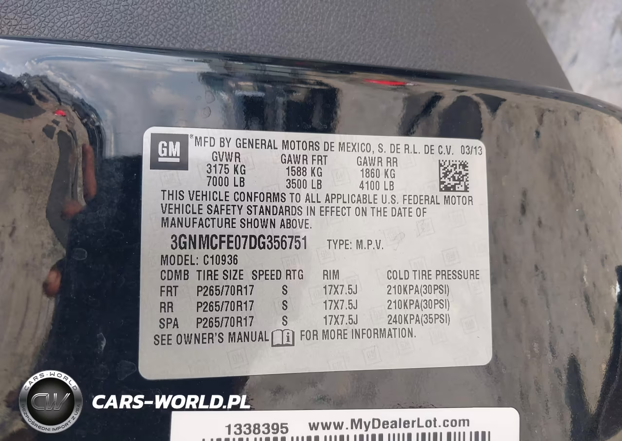 2013 Chevrolet Avalanche Lt VIN:3GNMCFE07DG356751 - 9
