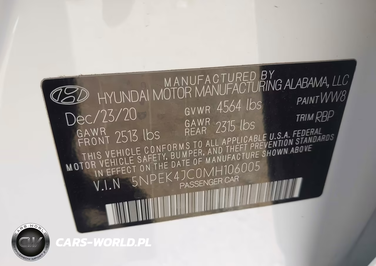 2021 Hyundai Sonata N Line VIN:5NPEK4JC0MH106005 - 9