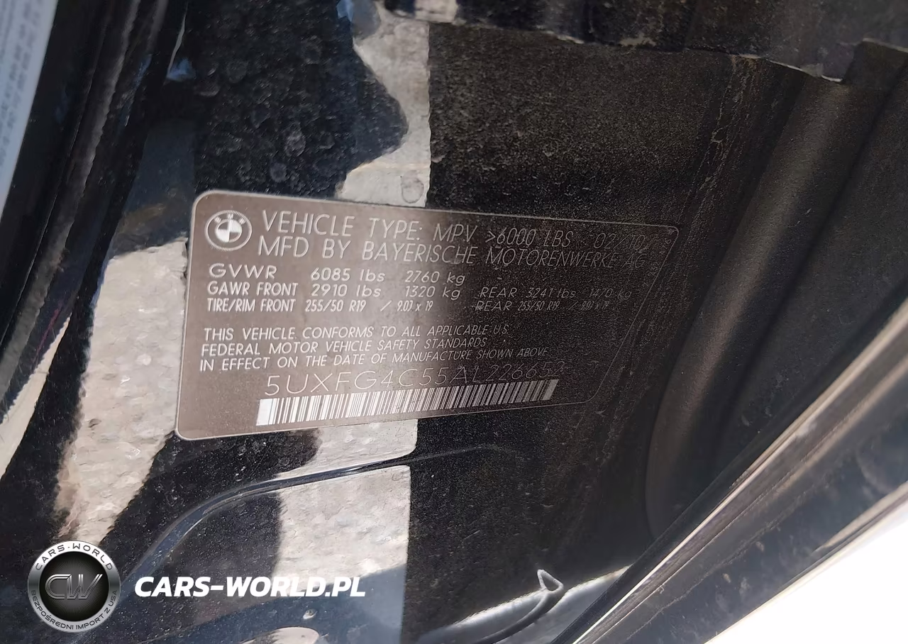 2010 BMW X6 xDrive35I VIN:5UXFG4C55AL226652 - 9