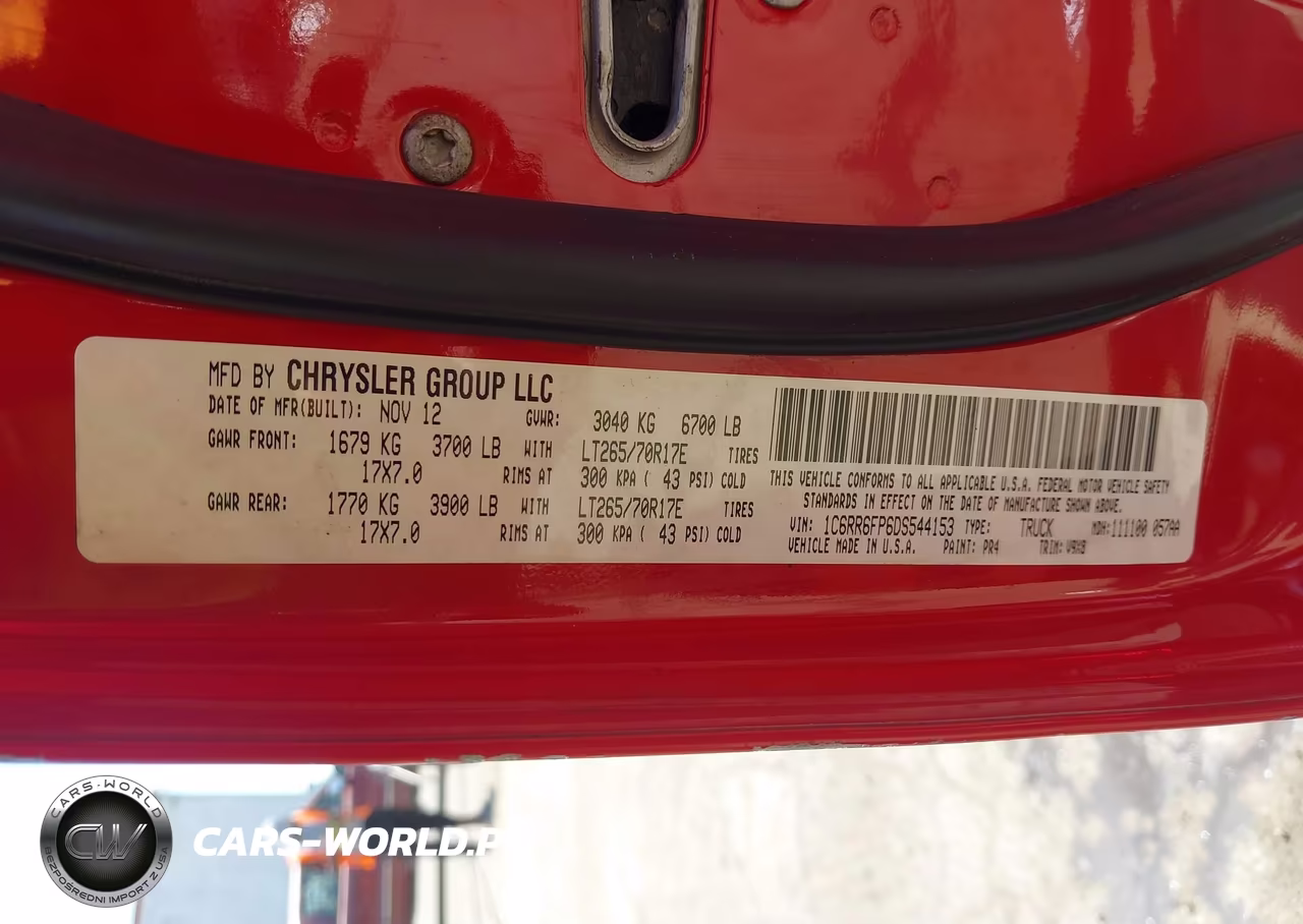 2013 Ram 1500 Tradesman VIN:1C6RR6FP6DS544153 - 9