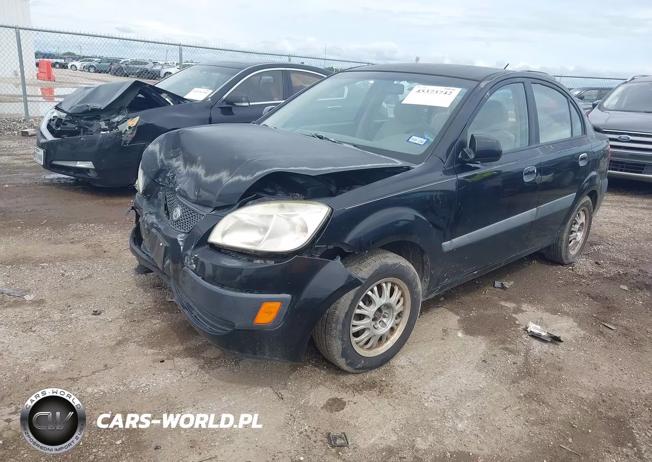 2007 Kia Rio Lx VIN:KNADE123476261068 - 2