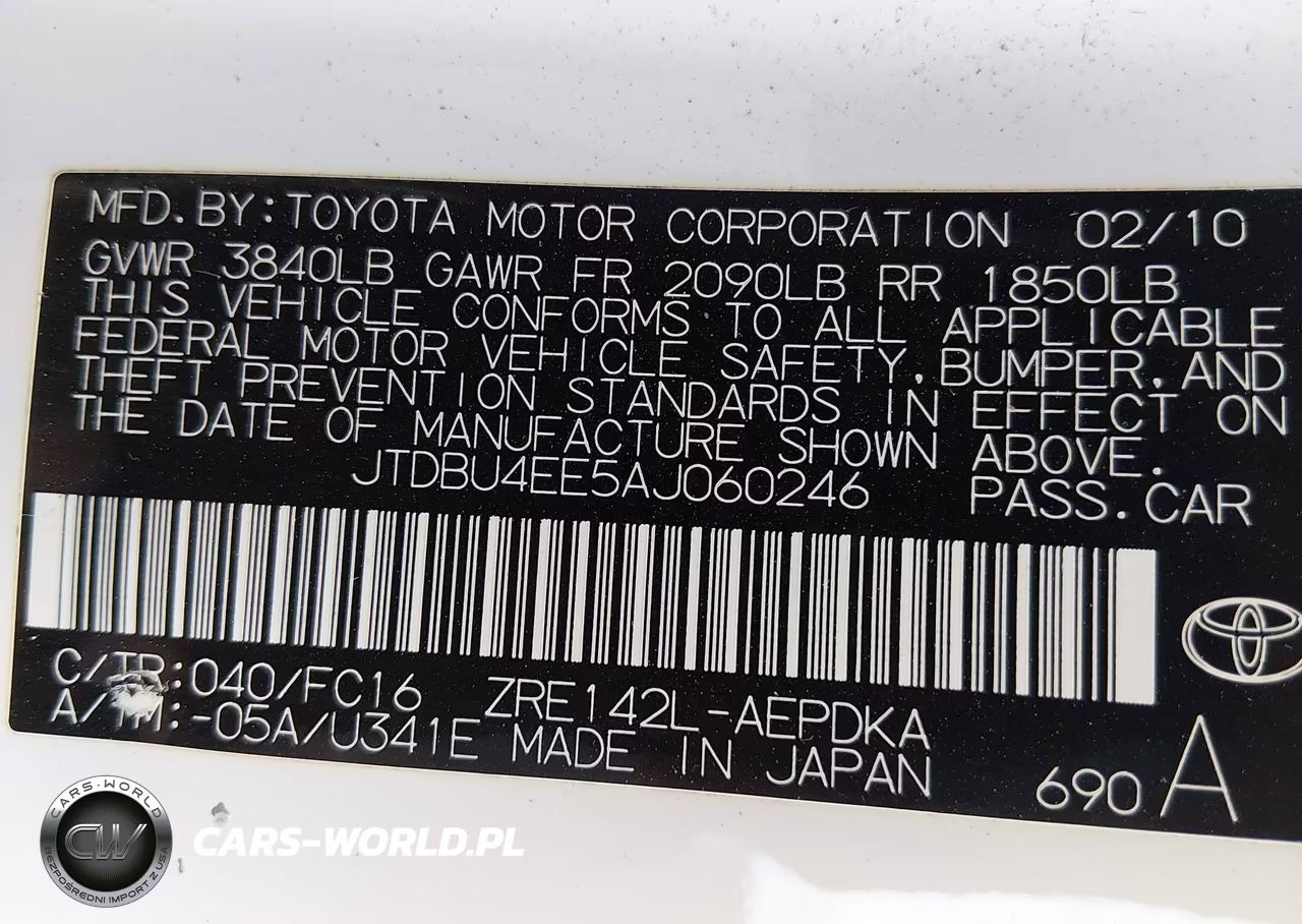 2010 Toyota Corolla Base VIN:JTDBU4EE5AJ060246 - 9