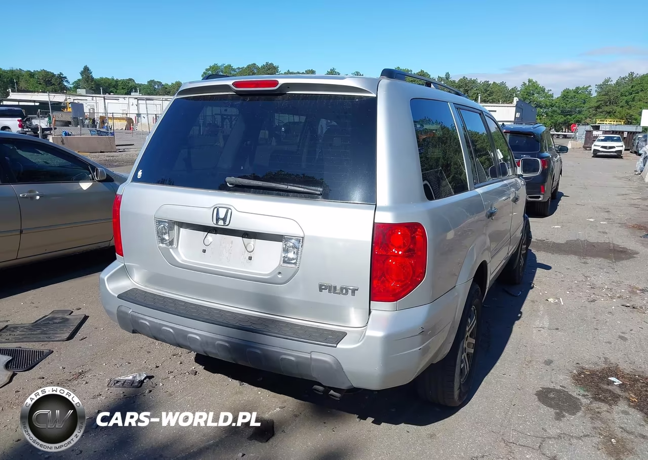2004 Honda Pilot Ex-L VIN:2HKYF185X4H571527 - 4