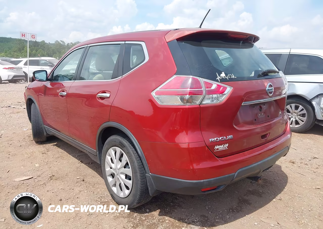 2015 Nissan Rogue S VIN:KNMAT2MT6FP542781 - 3