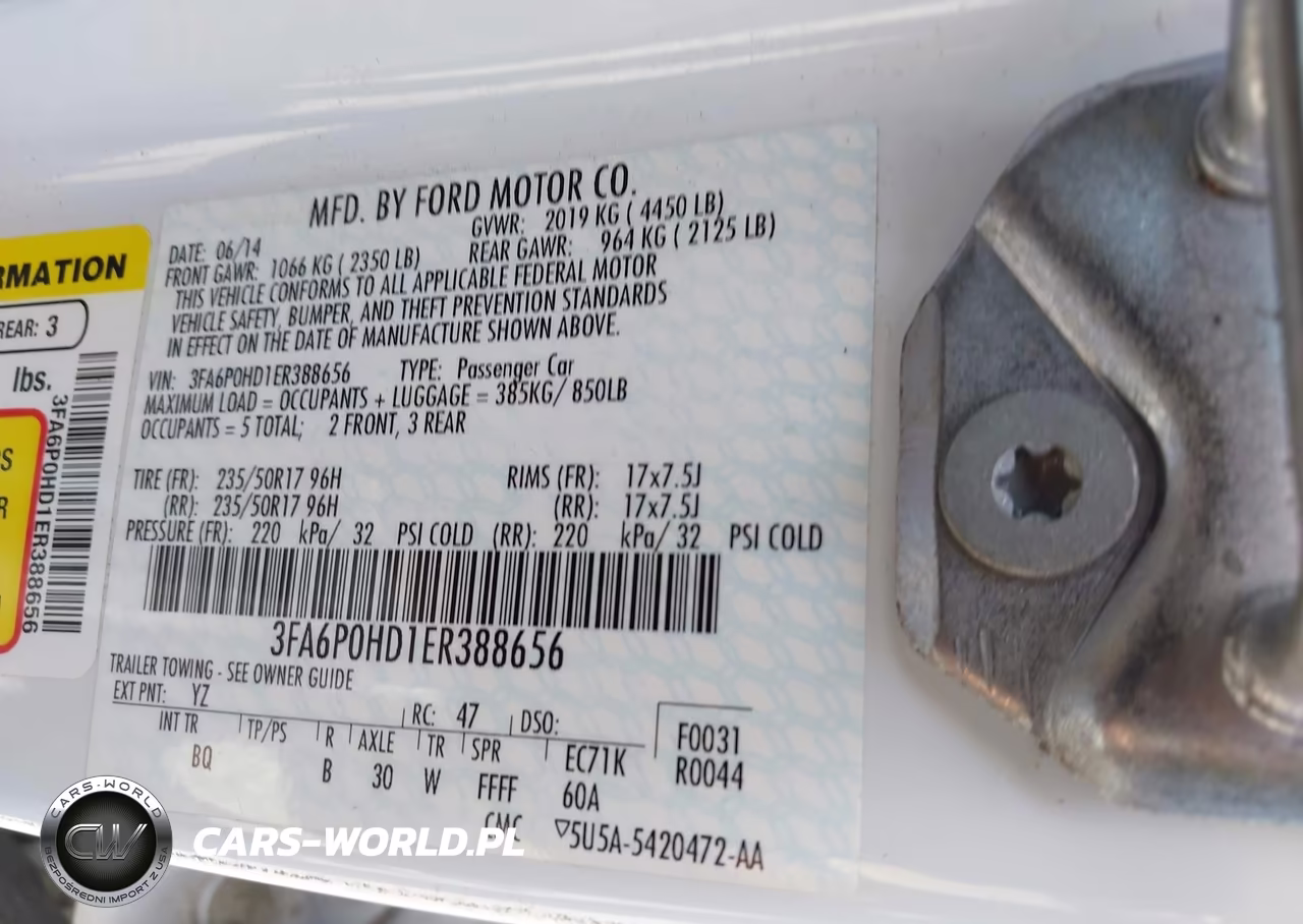 2014 Ford Fusion Se VIN:3FA6P0HD1ER388656 - 9