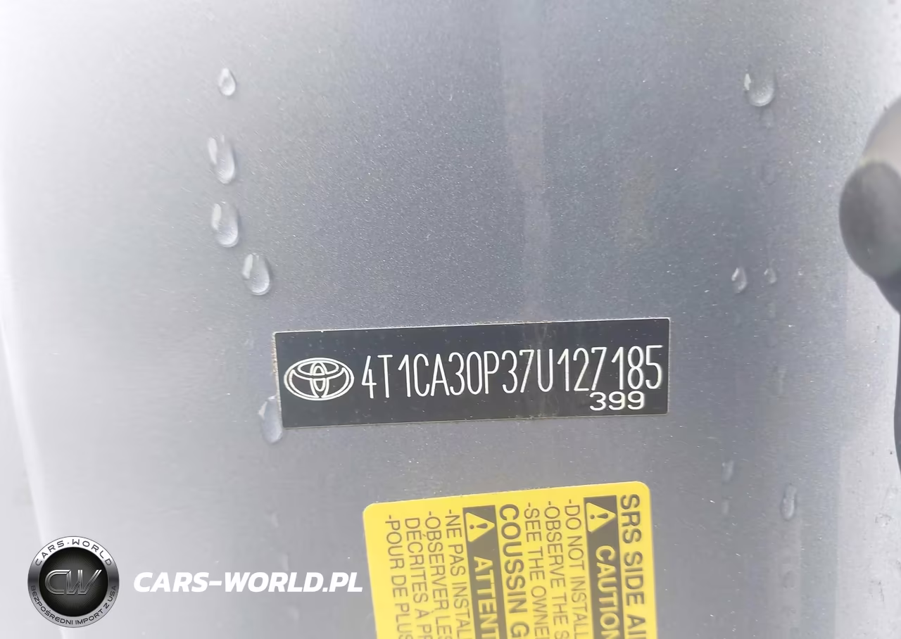 2007 Toyota Camry Solara Sle V6 VIN:4T1CA30P37U127185 - 9