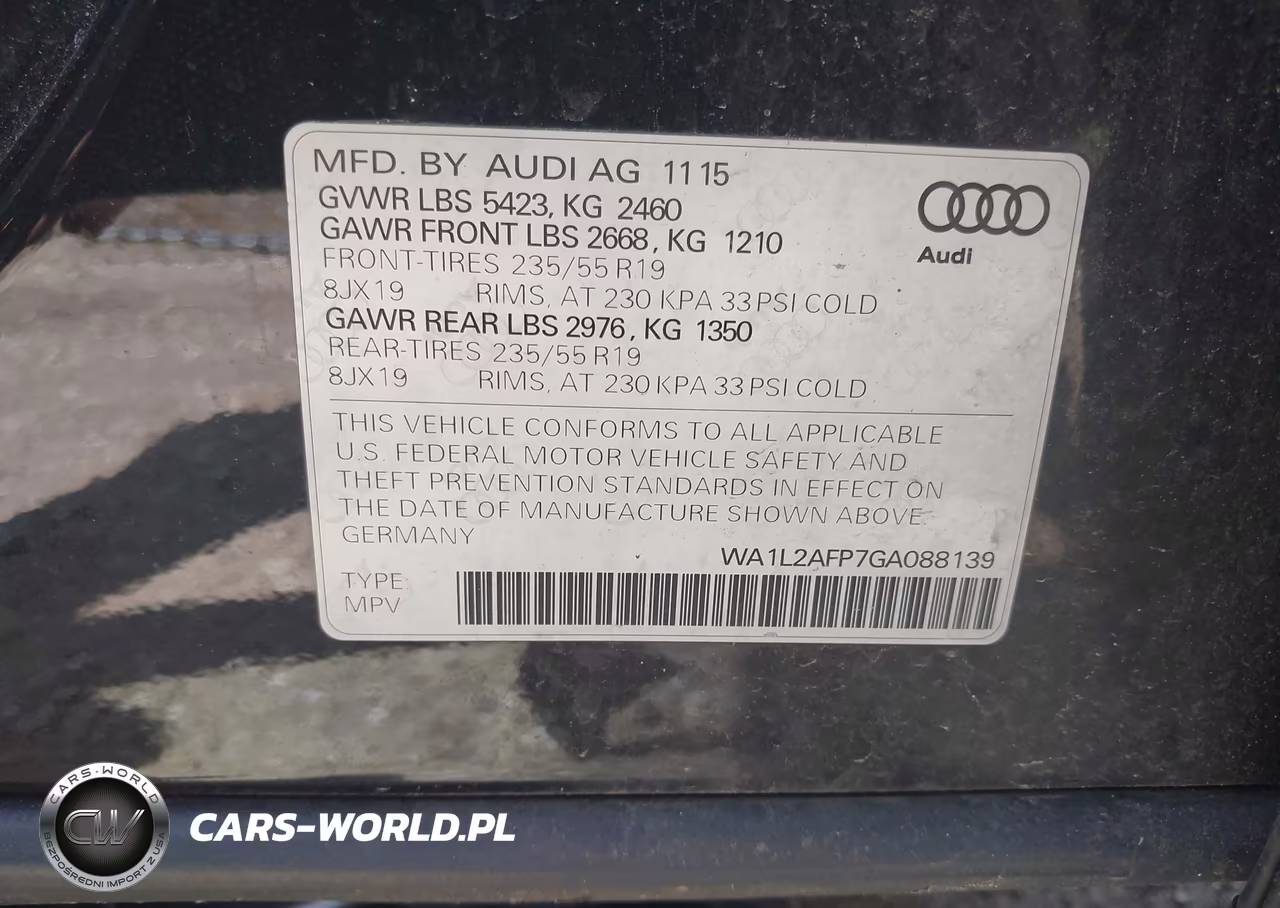 2016 Audi Q5 2.0T Premium VIN:WA1L2AFP7GA088139 - 9