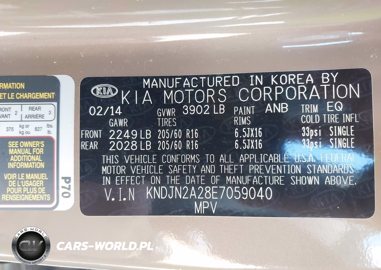 2014 Kia Soul VIN:KNDJN2A28E7059040 - 9